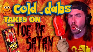 I TRIED THE WORLDS HOTTEST LOLLIPOP THE TOE OF SATAN 9 MILLION SCOVILLE [upl. by Arimihc]