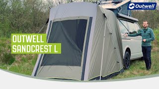 Outwell awning for busses and vans Sandcrest L [upl. by Aryc]