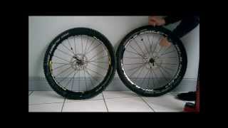 Clipser un pneu vtt tubeless sans compresseur [upl. by Ylelhsa]