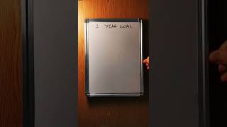 Make Sure You Achieve Your Goals This Year 2025 goals newyear whiteboard [upl. by Mosora]