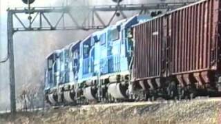 Conrail coaltrain with the best helpers I ever heard [upl. by Sharp]