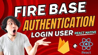 firebase authentication react native  react native firebase tutorial  react native authentication [upl. by Narak]