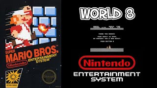 Super Mario Bros NES World 8 [upl. by Llennaj]