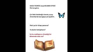 Kaos Teorisi Yanan ve Yıkılan Kütüphaneler lifehack science kaosteorisi kitap kütüphane [upl. by Noseyt]