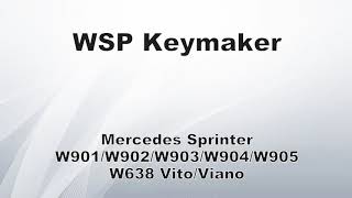 WSP Keymaker W901 W902 W903 W904 W905 W638 VitoViano [upl. by Ahsik]