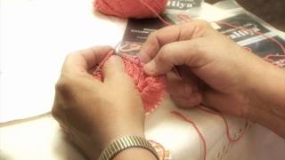 How To Knit A Sock Part 2 of 8 HD Quality [upl. by Aillicirp50]