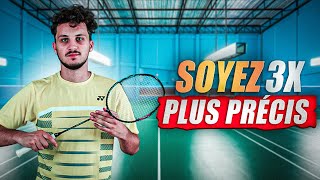 COMMENT FAIRE UN BON AMORTI AU BADMINTON [upl. by Arahd]