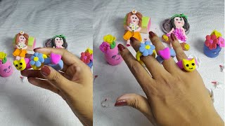 How to Make Handmade Clay Rings  DIY Clay Ring Tutorial  Crafting Custom Rings [upl. by Ralyat]