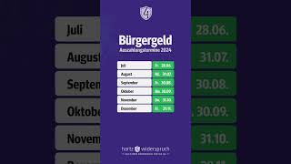 Auszahlungstermine 2024  JULI [upl. by Garbe608]