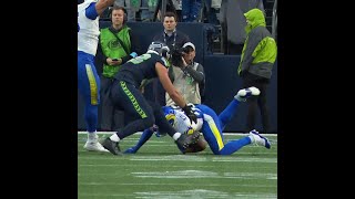 Kamren Kinchens intercepts the Geno Smith pass vs Seattle Seahawks [upl. by Ranee]