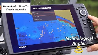 Humminbird HELIX Quick Tip Create Waypoint [upl. by Bach]