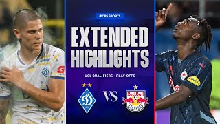 Dynamo Kyiv vs Salzburg Extended Highlights  UCL Qualifiers  Playoffs  CBS Sports Golazo [upl. by Annice486]