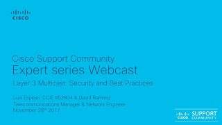 Webcast Layer3 Multicast Security and Best Practices [upl. by Nahtaj]