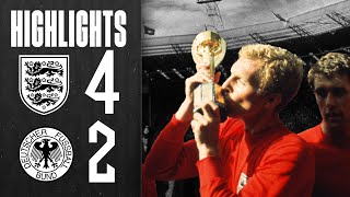 England 42 West Germany  1966 FIFA World Cup Final  Highlights [upl. by Yrrum]