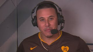 Manny Machado Postgame Interview after Padres Win Game 2 vs Dodgers [upl. by Ennaul132]