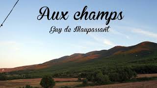 Livre audio Aux champs de Guy de Maupassant 1882 [upl. by Mackenzie]