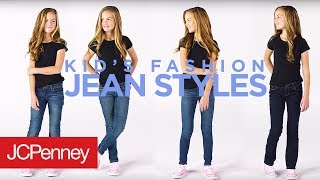 Kids Fashion 4 Jean Styles for Girls  JCPenney [upl. by Eniamzaj]