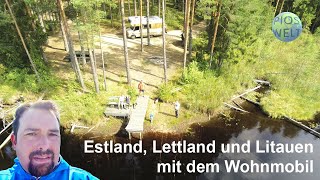 Mit dem Wohnmobil durch Lettland Estland und Litauen  Doku  Reisebericht Baltikum  Pios Welt [upl. by Ekez]