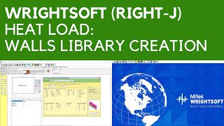 Wrightsoft Manual J Heat Load Calculation  Walls Library Creation [upl. by Assertal]