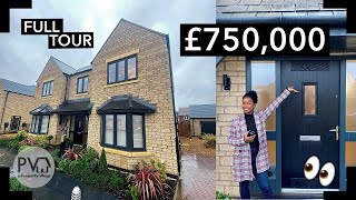 Touring a BEAUTIFUL 5 Bed Detached New Build Home  FULL Property Home Tour  Cala Homes Solville [upl. by Otrevogir]