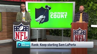 Claybons Court  NFL Fantasy Live [upl. by Staal355]