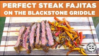 🔥 Steak Fajitas on the Blackstone Griddle  How To Make Steak Fajitas  Grill This Smoke That [upl. by Ahtnamas]