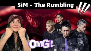 SiM – The Rumbling MV AOT opening  REACTION This is epic [upl. by Schuler]