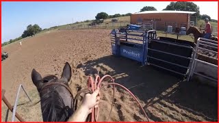 GoPro Team Roping Runs  TEAM ROPING VIDEOS [upl. by Haraj108]