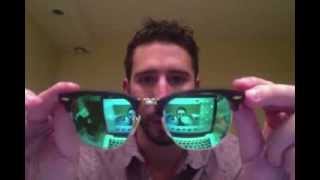 RayBan Clubmasters Flash Mirror Colored Lenses Review RB 3016 [upl. by Donough]