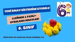 6 Sınıf İngilizce 2 Dönem 1 Yazılı Yeni Sınav Sistemi [upl. by Kevan110]