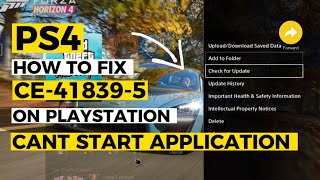 How to fix Ps4 CE418395 Cannot Start Application Fixed [upl. by Melisande583]