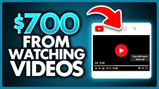 Earn Up to 700 Per Day Watching YouTube Videos Make money online 2024  Get Paid with PayPal [upl. by Nwahsyd449]