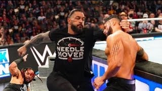 Roman Reigns Attack Jacob Fatu amp Tama Tanga On Friday Night SmackDown  Wwe SmackDown Highlights [upl. by Gillman]