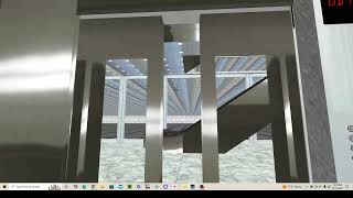 Elevator tour of UX Pavilion Skyscraper Sim [upl. by Drofnats]