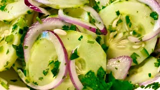 ENSALADA FRESCA DE PEPINO Y CILANTRO  NUTRIDELICIOSA  keto ensaladadepepino [upl. by Blaire]