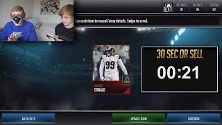 30 SEC OR SELL VS CONNOR FIRE DABZ Madden Mobile 17 [upl. by Obe899]