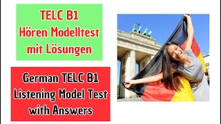 TELC B1 Hören Modelltest 4 mit Lösungen  TELC B1 Listening Model Test 4 with Answers [upl. by Llerrej336]