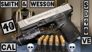 Smith amp Wesson SD40 VE ReviewUnboxing  40 Caliber [upl. by Eanel]