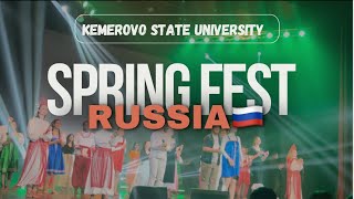 Spring fest  Medical institute 🎊🇷🇺 kemerovostateuniversity [upl. by Parrnell]