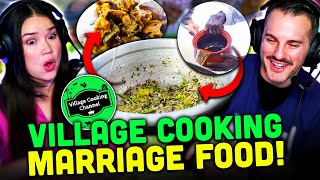 VILLAGE COOKING CHANNEL  Village Marriage Food  Reaction [upl. by Odlopoel]