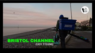 UK Beach Fishing Bristol Channel Minehead With Wayne Hand Easy Fishing [upl. by Dodds174]