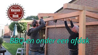 Afdak voor boven de Barbeque bouwen [upl. by Murtha]