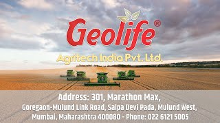 GEOLIFE AGRITECH INDIA PVT LTD  VIGOUR TABSIL SUGAR CANE  MUMBAI [upl. by Imtiaz]