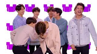 BTS So Happy Challenge with Brent Rivera  Radio Disney Music Awards 2 [upl. by Arrekahs]