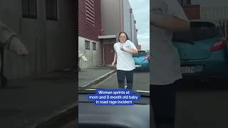 Woman SMASHES Car Windshield😳 shortvideo shorts [upl. by Laram]