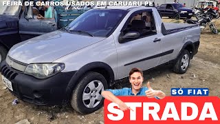 Feira De Carros Usados Em Caruaru PE  SÃ“ CARROS FIAT STRADA [upl. by Rozanne]