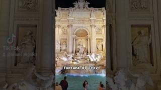 Fontana di Trevi fontanaditrevi rome romantic italy colombia water europe trip night dream [upl. by Lombardo]