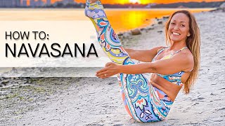 How to Do Navasana — Yoga Drills Challenge Pose Tutorial — Day 6 [upl. by Nikal]