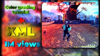 New Color Grading toturial  Xml and alight link👇 freefirenewcolourgradingeditingtutorial [upl. by Ardnosac]