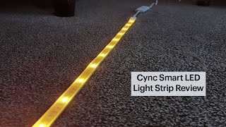 Cync Direct Connect Smart LED Light Strip Review [upl. by Anirat]